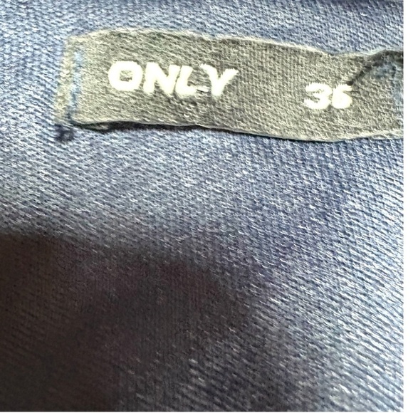 ONLY Easy Care Poly Chiffon Fully Lined, Tiered Long Sleeve Mini Dress US Sz 6 - Picture 5 of 11